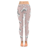 Cute zebra pattern Women's Legging Fulfilled In US