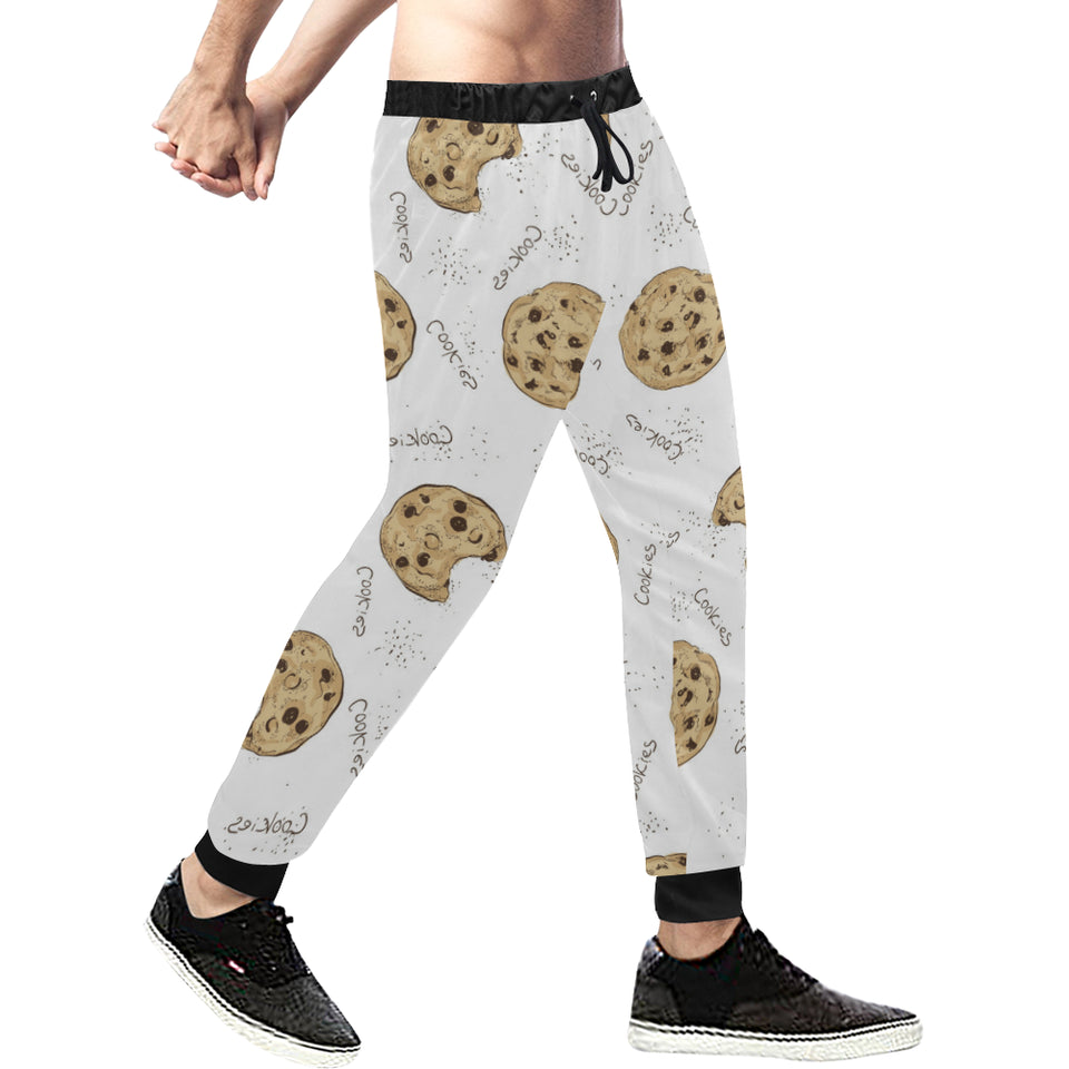 Sketch style cookie pattern Unisex Casual Sweatpants