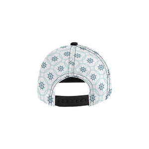 nautical steering wheel chain All Over Print Snapback Cap