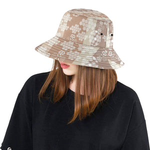 Beautiful hexagon japanese  pattern Unisex Bucket Hat