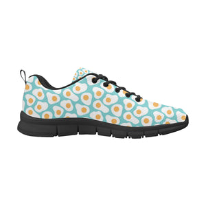 Fried Eggs Pattern Print Design 04 Men's Breathable Sneakers ( Model 055)