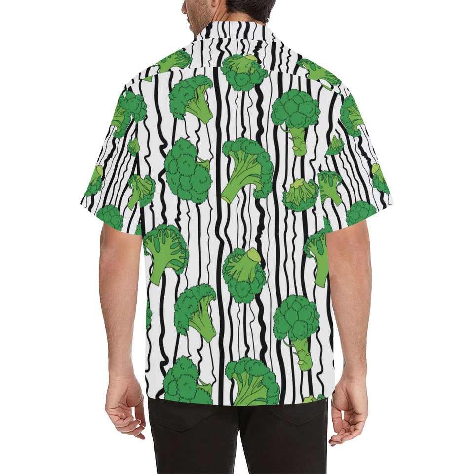 Cool Broccoli pattern Men's All Over Print Hawaiian Shirt