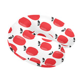 red apples white background U-Shaped Travel Neck Pillow