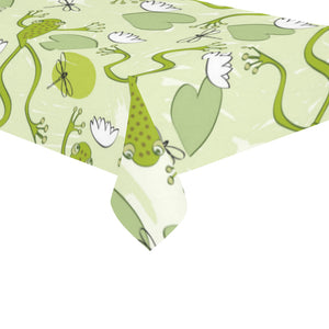Cute frog dragonfly pattern Tablecloth