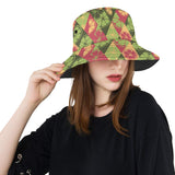 Cool Geometric lime pattern Unisex Bucket Hat