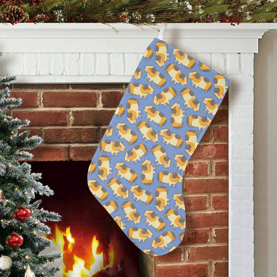 Guinea Pig Pattern Print Design 02 Christmas Stocking