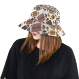 American football ball pattern Unisex Bucket Hat