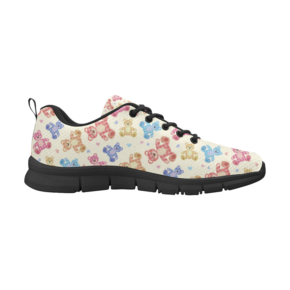 Teddy Bear Pattern Print Design 05 Women's Sneaker Shoes