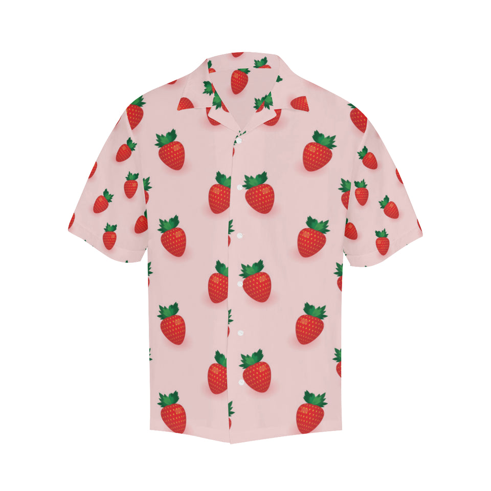 Strawberry beautiful pattern Men's All Over Print Hawaiian Shirt