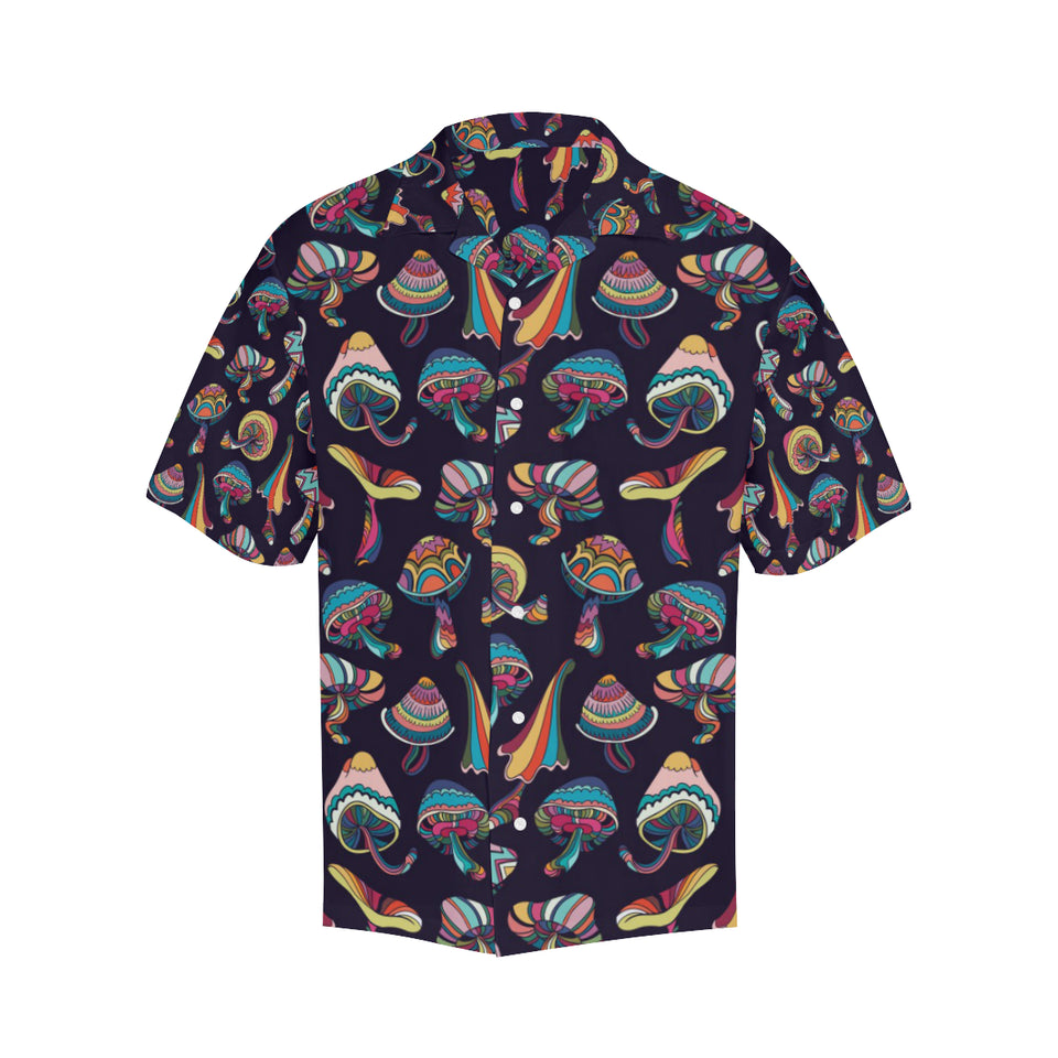 Colorful mushroom pattern Men's All Over Print Hawaiian Shirt