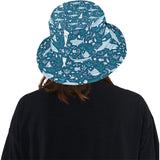 Cute shark pattern Unisex Bucket Hat