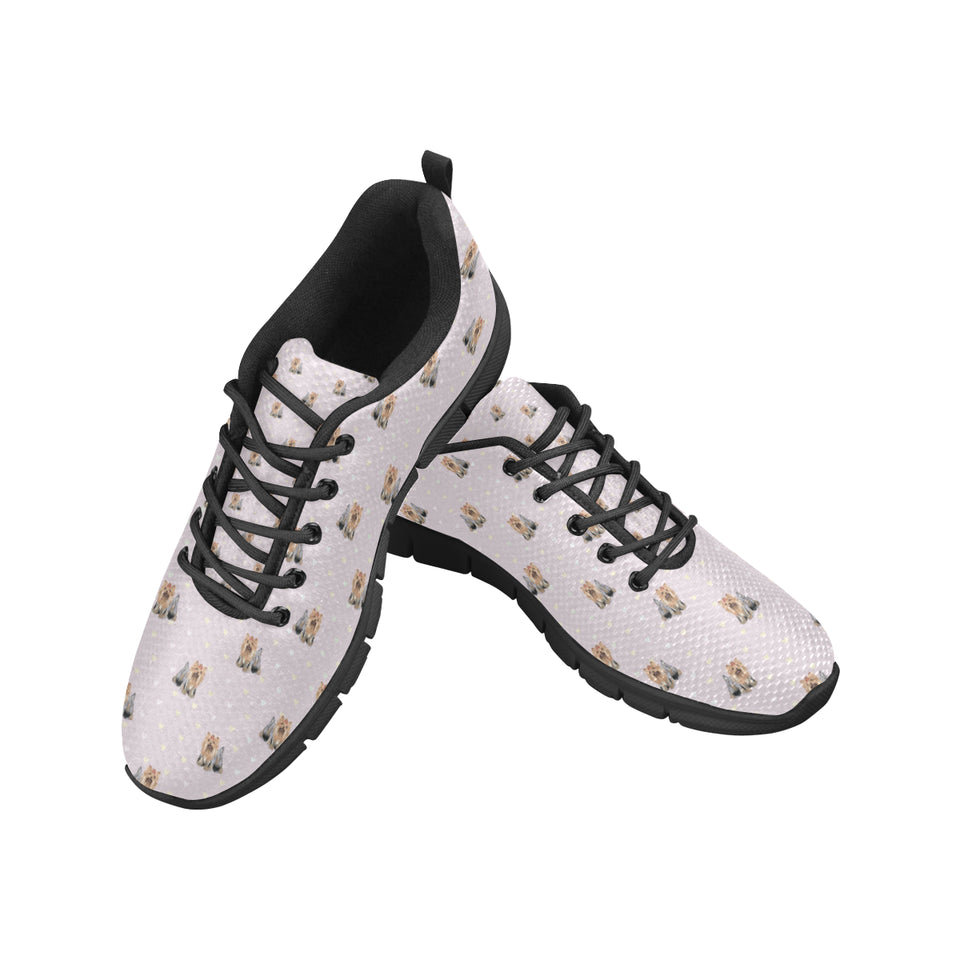 Yorkshire Terrier Pattern Print Design 02 Women's Sneaker Shoes