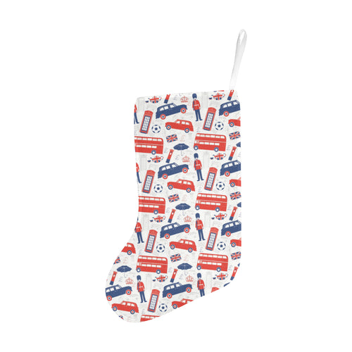 British Pattern Print Design 03 Christmas Stocking