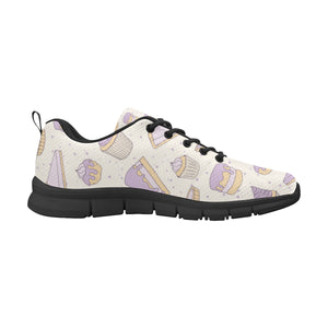 Cakes pies tarts muffins and eclairs purple bluebe Men's Sneaker Shoes