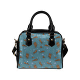 Sea otters pattern Shoulder Handbag
