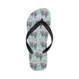 Lovely Sea Otter Pattern Unisex Flip Flops
