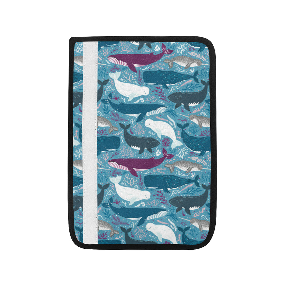 Whale design pattern Car Seat Belt Cover