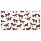 Horses running pattern background Tablecloth