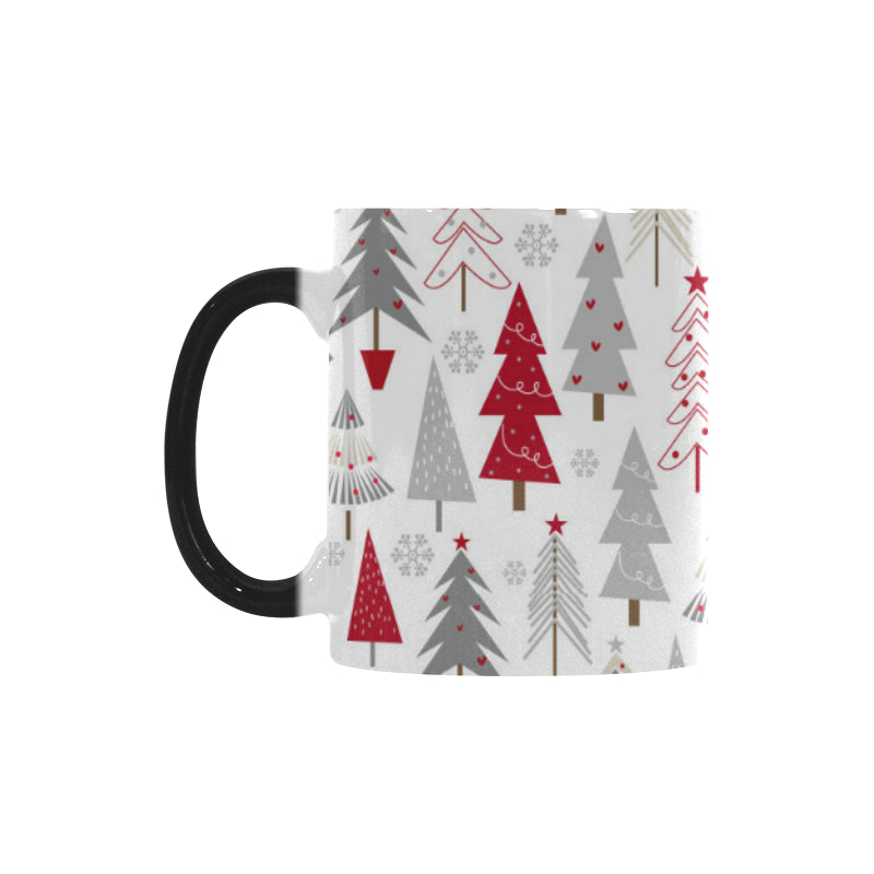 Cute Christmas tree pattern Morphing Mug Heat Changing Mug