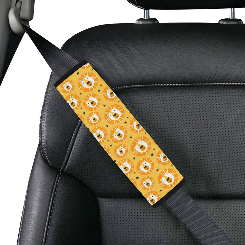 Lion Pattern Print Design 03 Car Seat Belt Cover