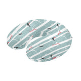 Crows christmas hat scarf U-Shaped Travel Neck Pillow