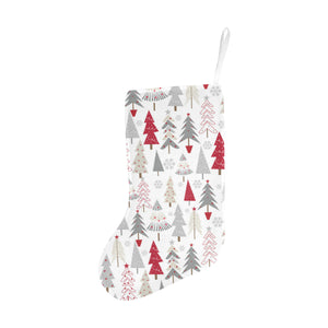 Cute Christmas tree pattern Christmas Stocking