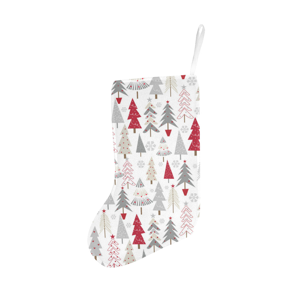 Cute Christmas tree pattern Christmas Stocking
