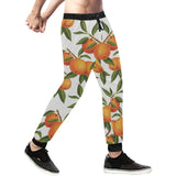 Oranges pattern background Unisex Casual Sweatpants