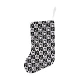 Music Notes Pattern Print Design 01 Christmas Stocking