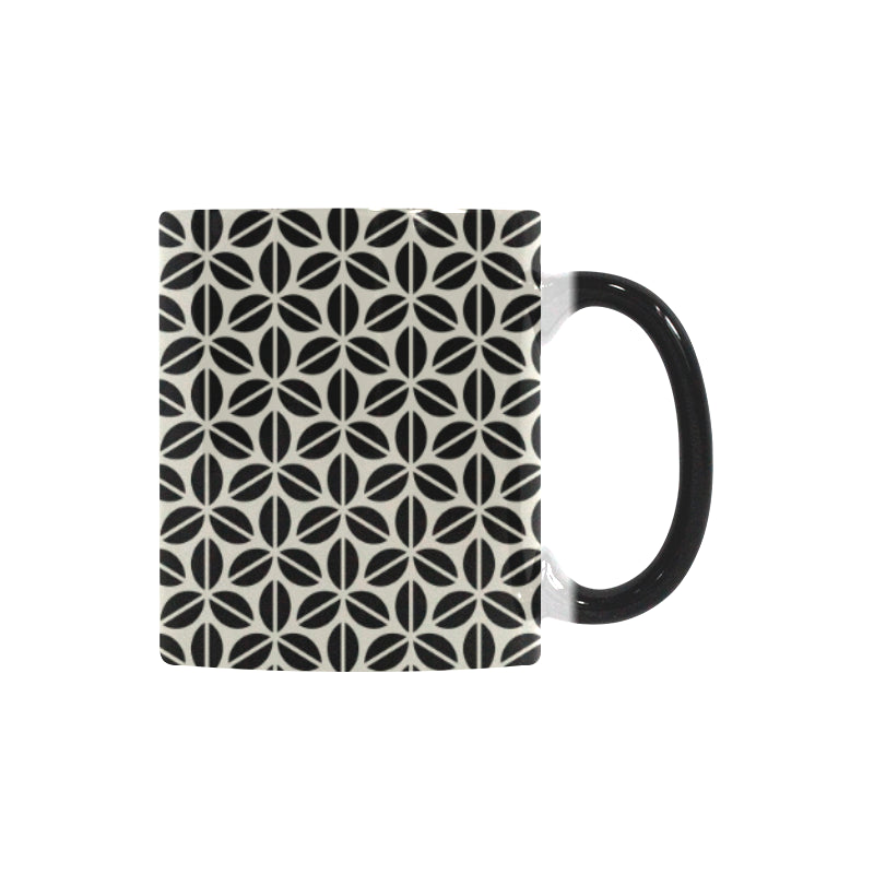 Coffee bean abstract modern pattern Morphing Mug Heat Changing Mug