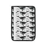 Black whale pattern Car Seat Belt Cover