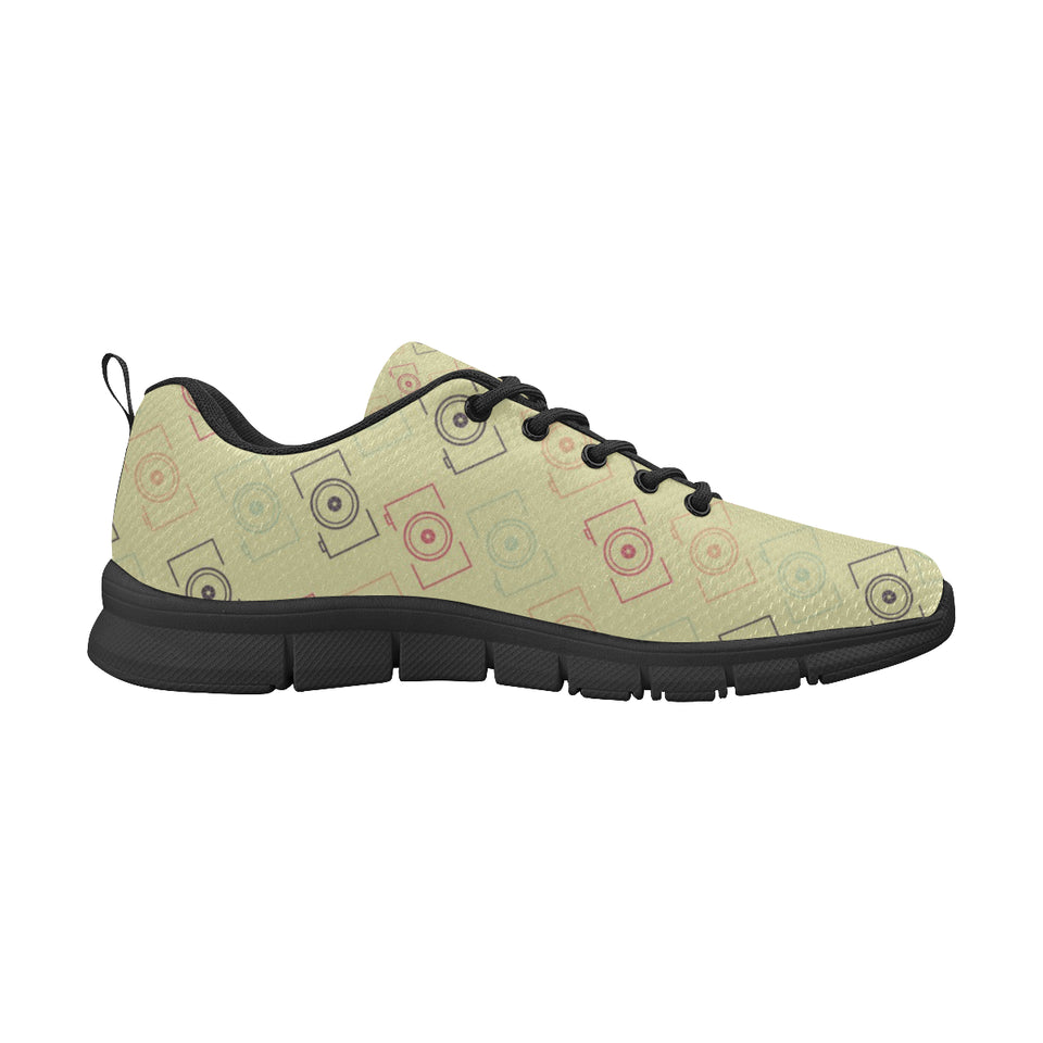 Camera Pattern Print Design 01 Women's Sneaker Shoes