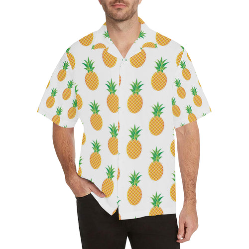 Pineapples pattern Men's All Over Print Hawaiian Shirt