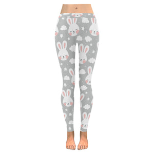 Rabbit cloud Pattern Women's Legging Fulfilled In US