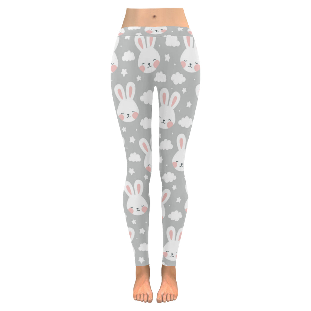 Rabbit cloud Pattern Women's Legging Fulfilled In US