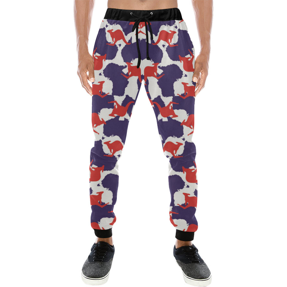 Kangaroo Australian pattern Unisex Casual Sweatpants
