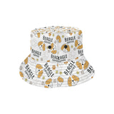 Cute beagle dog pattern background Unisex Bucket Hat