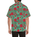 Tomato design pattern Men's All Over Print Hawaiian Shirt