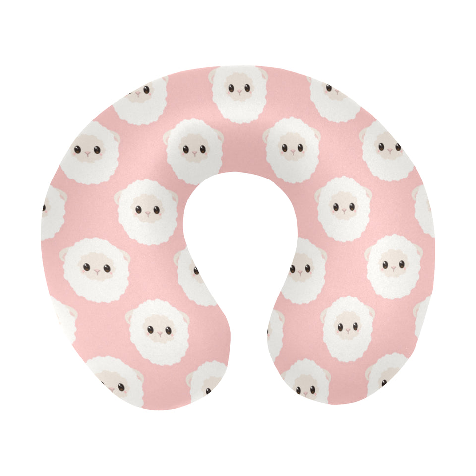 Cute sheep pattern U-Shaped Travel Neck Pillow