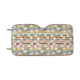 Sun Glasses Pattern Print Design 02 Car Sun Shade