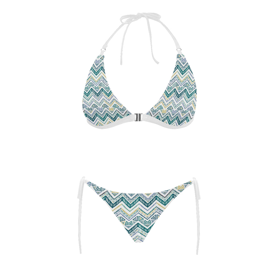 zigzag  chevron paint design pattern Sexy Bikinis Two-Piece Swimsuits