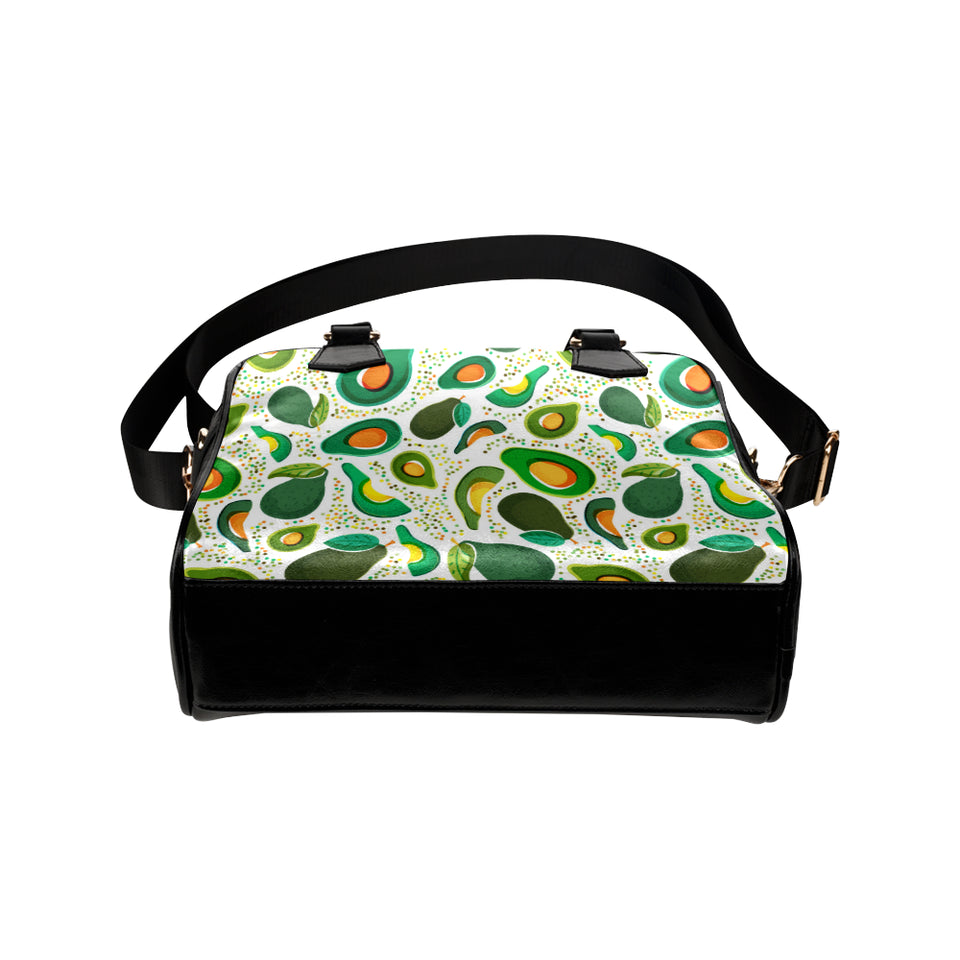 Avocado design pattern Shoulder Handbag