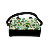 Avocado design pattern Shoulder Handbag
