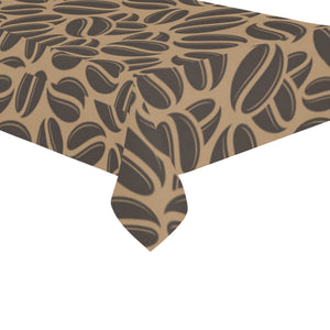 Coffee bean on brown background Tablecloth