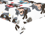 Cute ninja design pattern Tablecloth