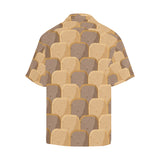 Bread Toast Pattern Print Design 04 Men's All Over Print Hawaiian Shirt (Model T58)