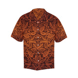 cacao beans tribal polynesian pattern Men's All Over Print Hawaiian Shirt