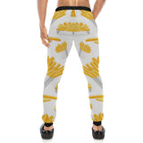 French fries white paper box pattern Unisex Casual Sweatpants