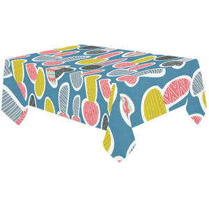 Colorful mushroom design pattern Tablecloth