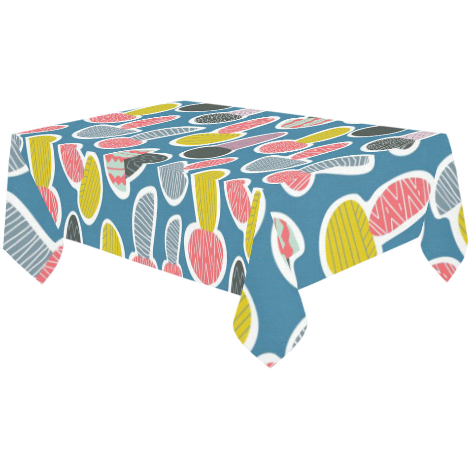 Colorful mushroom design pattern Tablecloth